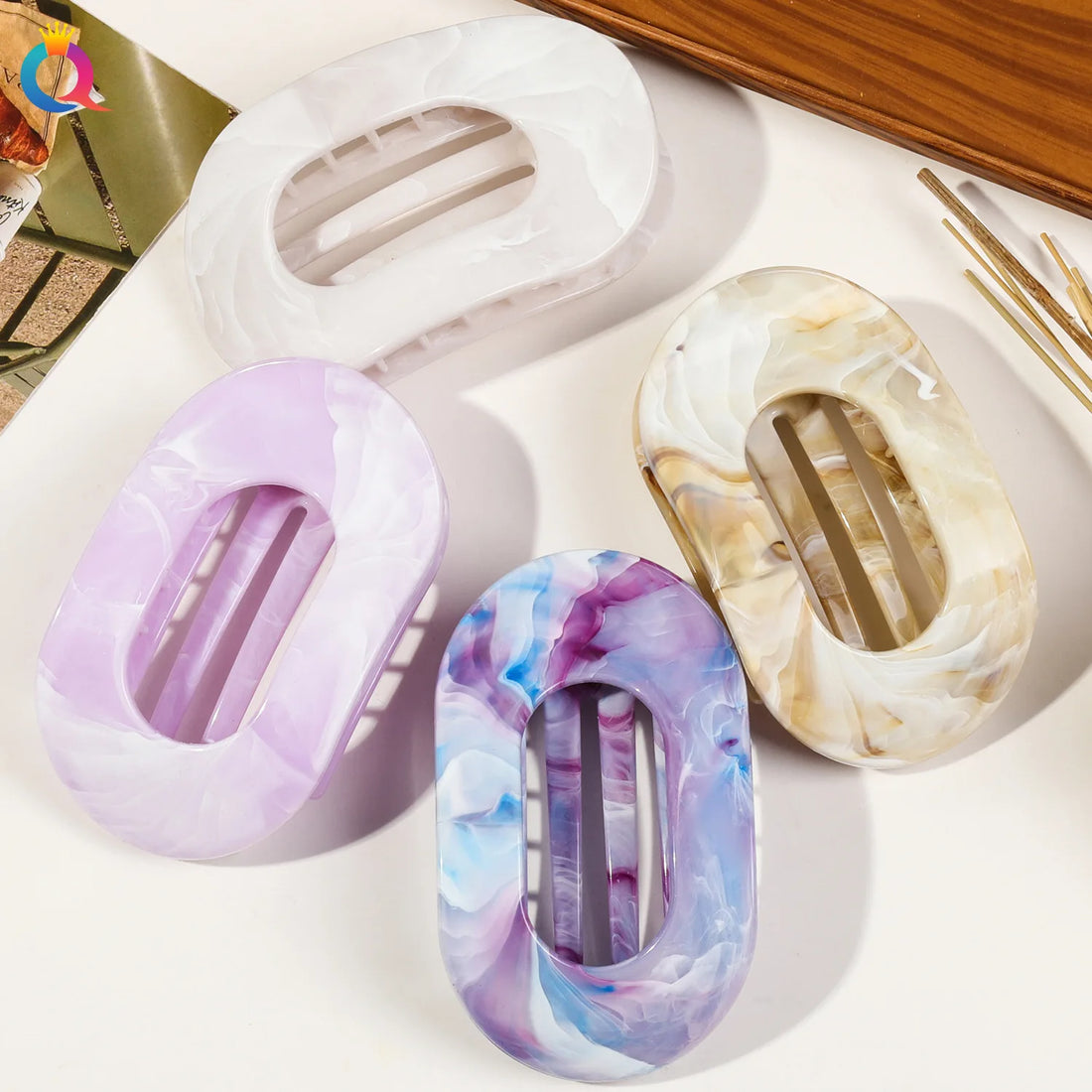 Soft Matte Flat Hair Clip