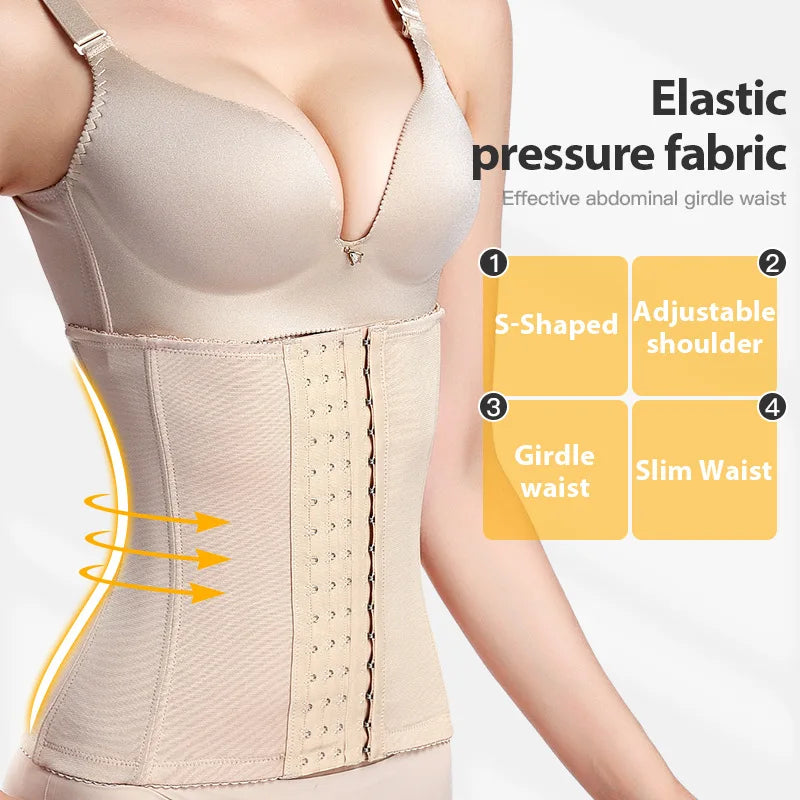 Adjustable Waist Trainer for Women – Tummy Control & Body Shaping